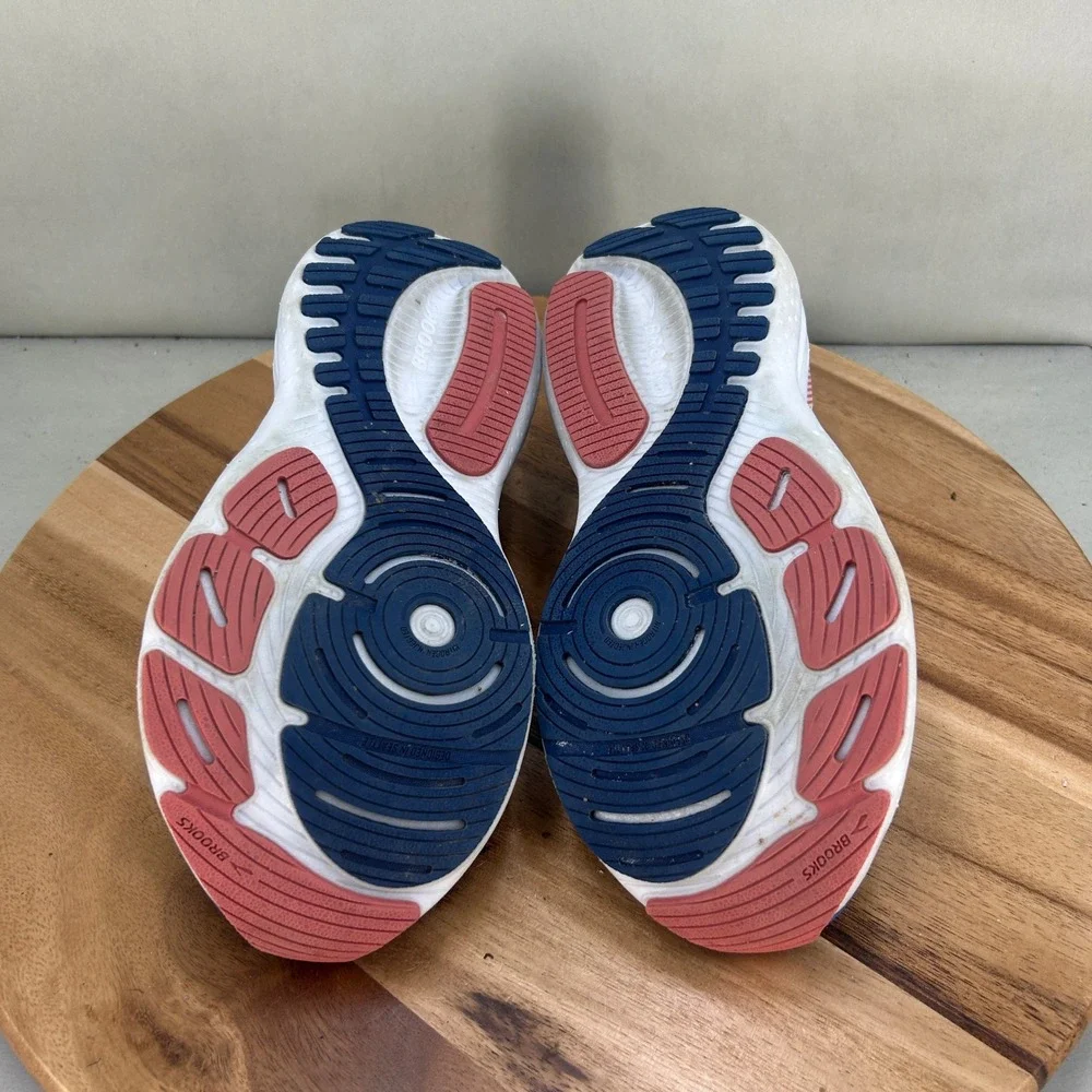 Brooks Glycerin GTS 21 Womens Running Shoes Blue Pink 1204091B496 Size 10 B